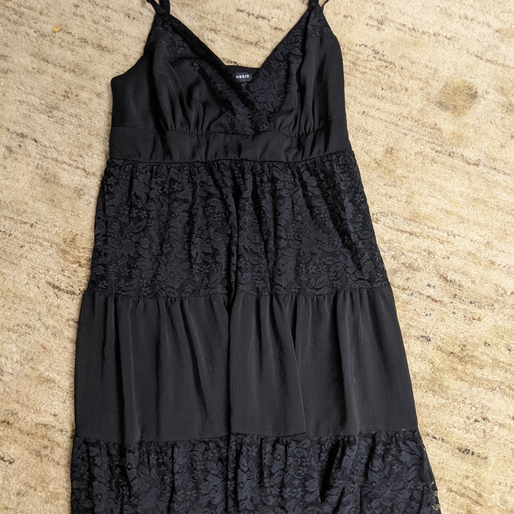Torrid little black dress lace 2